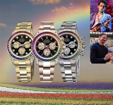 celebrities with rolex daytona rainbow|rolex daytona rainbow 2022.